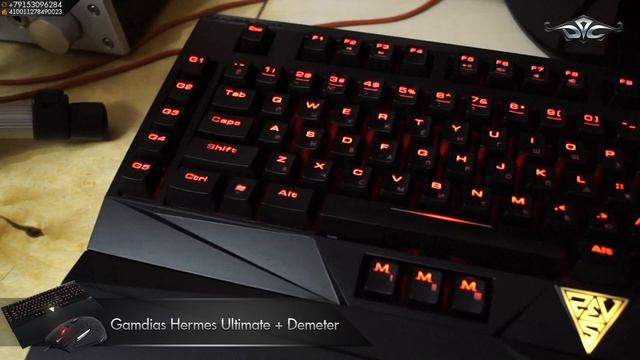 GAMDIAS HERMES. Клавиатура с Олимпа. смотреть онлайн