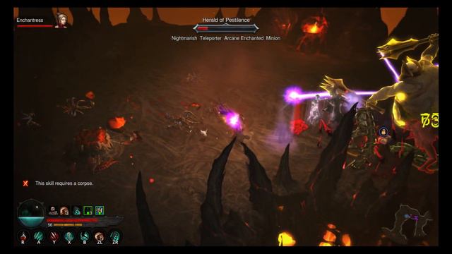 Diablo III (Switch) - Necromancer Playthrough - Part 15: Cydaea, Maiden of Lust смотреть онлайн