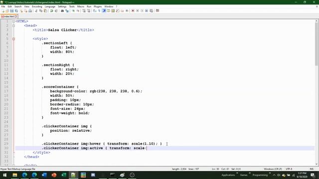 HTML & JS - How to make an incremental/clicker game - #2 CSS смотреть онлайн