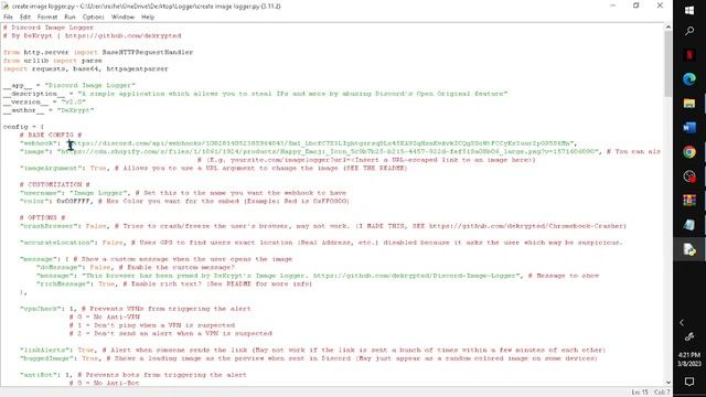 Image logger logs ip, cookie, pc info смотреть онлайн