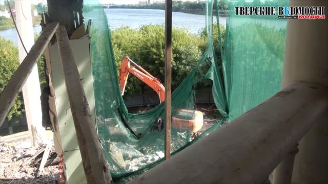 Здание Речного вокзала Твери готовят к восстановлению смотреть онлайн