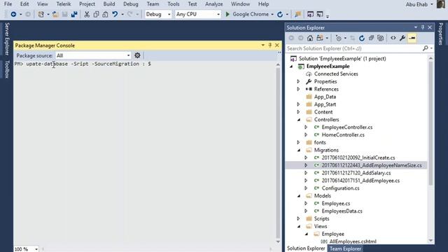 Asp.Net MVC 2017_part(14) Create SQL File or script from database using Migration смотреть онлайн