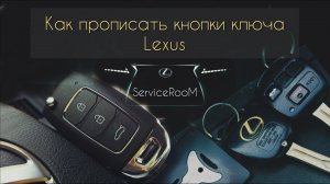 Как прописать ключ. Lexus  RX 300,RX330,GX470 и другие Toyota