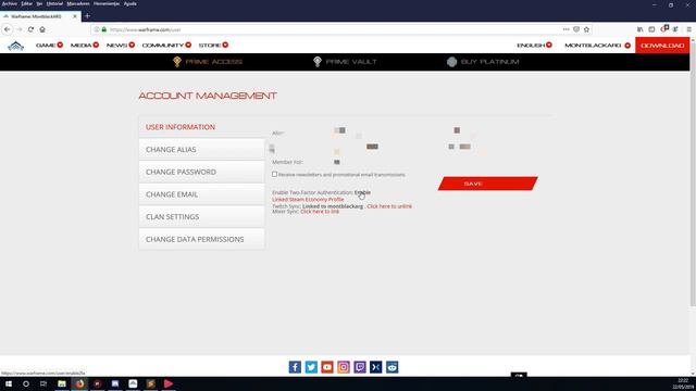 [Principiantes] Como habilitar la doble autenticacion en warframe!!! смотреть онлайн