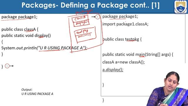 Abstract Classes and Methods, Packages, Understanding Class Path by Ms. R Anusha смотреть онлайн