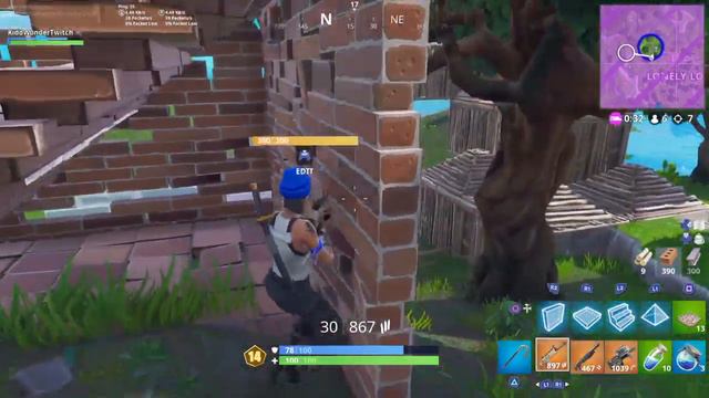 Fortnite | 1v4 in the final circle KiddW0nder Victory смотреть онлайн