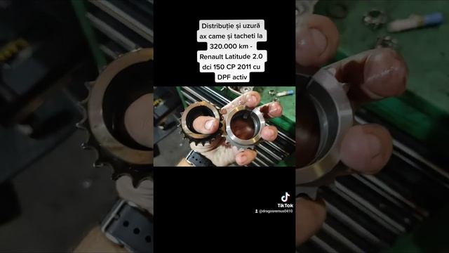 Așa arată distribuția pe lanț, axul cu came si tacheții la un Renault Latitude 2.0 dci cu DPF activ смотреть онлайн