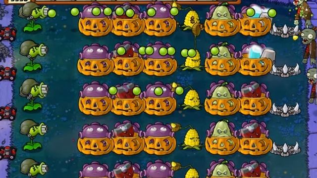 Plants Vs Zombies Survival Night | Walkthrough | #Usman Gamer | (HD) смотреть онлайн