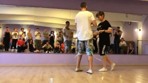 Марина Ванюшина и Денис Романов сальса (2)