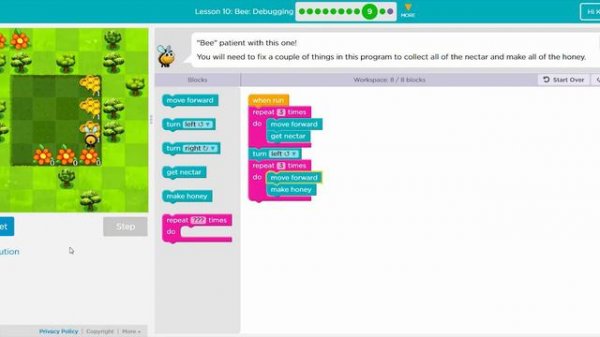Code.org - Course 2 Solution