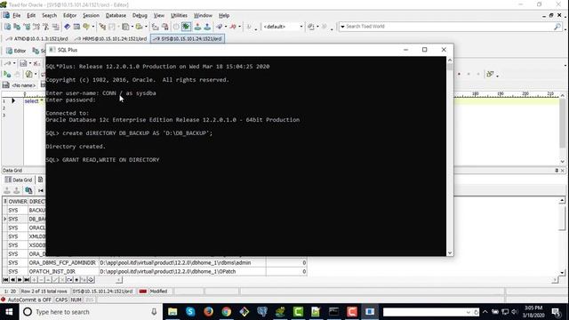 Database Backup Using Data Pump In Oracle смотреть онлайн
