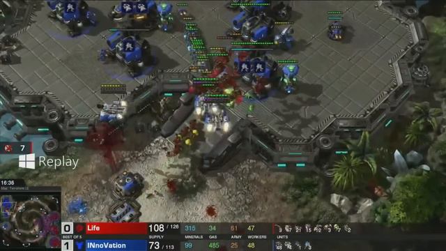 BlizzCon Grand Final 2015. Life vs Innovation 1/4 (Pomi) смотреть онлайн