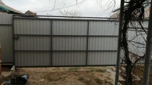 Замок и щеколда на откатные ворота для дачи.mp4