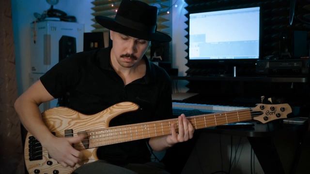 BASS CORT B5 ELEMENT... Осваиваю слэп... смотреть онлайн