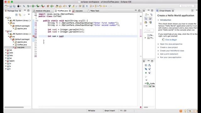 Java Programming Tutorial - Graphical User Interface GUI смотреть онлайн
