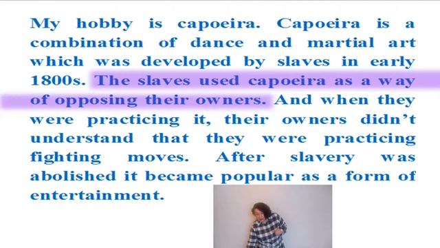 урок 87. Что такое Капоэйра? My hobby is capoeiro. смотреть онлайн
