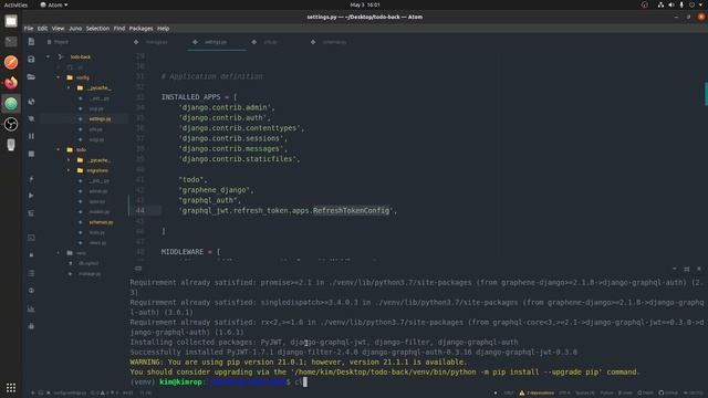 django and vuejs graphql part 5 creating graphene authentications using django-grapene -auth смотреть онлайн