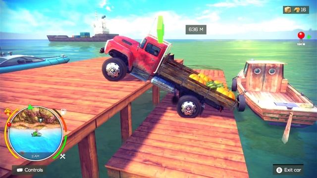 Wooden Boat Transports Fruits To The Cargo Ship | Off The Road Unleashed Nintendo Switch Gameplay H смотреть онлайн