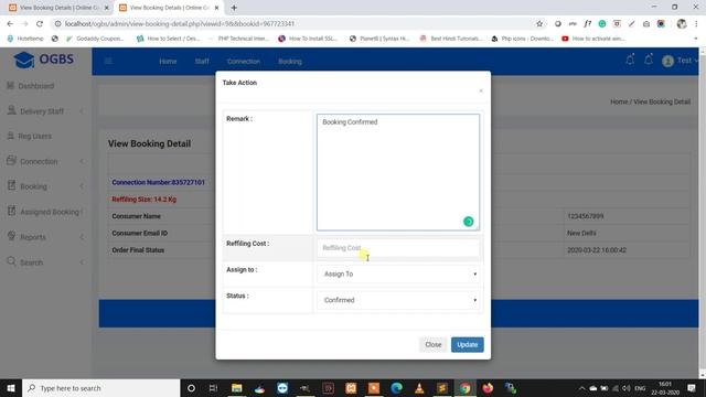 Online Gas Booking System Using PHP and MySQL смотреть онлайн