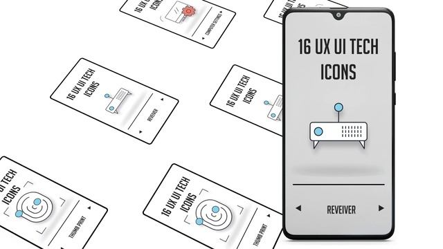 16 UX UI Lottie Icons смотреть онлайн