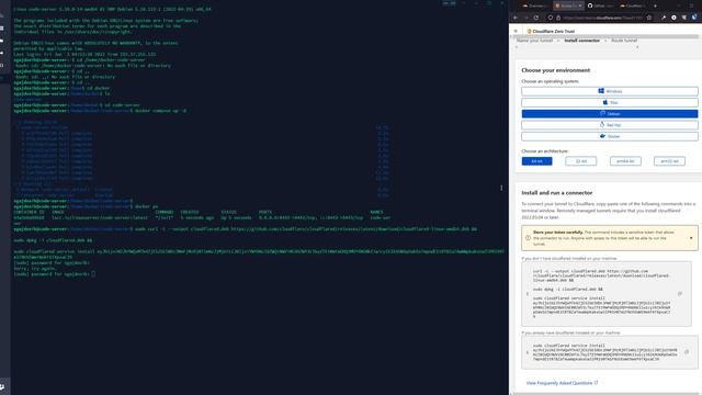 Self Hosted Code Server secured by Cloudflare Tunnel смотреть онлайн
