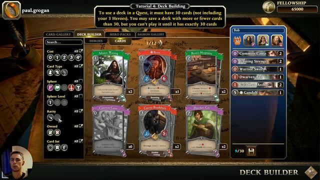 Lord of the Rings - Adventure Card Game - First Look - Tutorial 4 смотреть онлайн