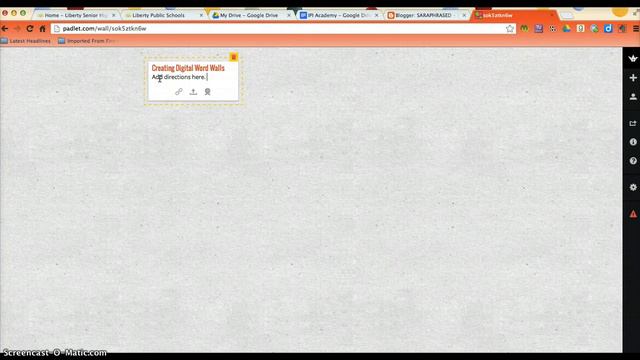 Creating Digital Word Walls Using Padlet смотреть онлайн