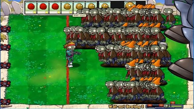 Giant Plant Wall Nut Bowling vs Zombistein Epic Hack Plants vs Zombies смотреть онлайн