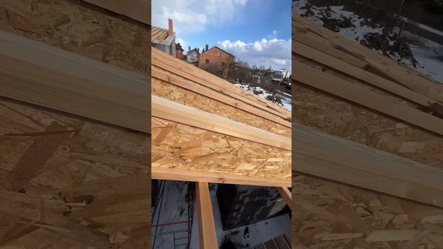 11-ти метровые стропила в крыше частного дома!#дом #строительство #стропильнаясистема смотреть онлайн