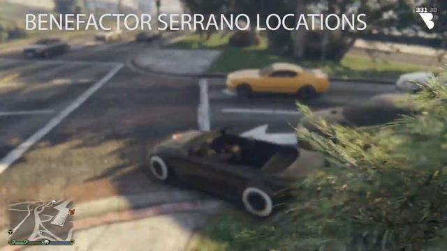 Benefactor Serrano Location GTA Online 2017