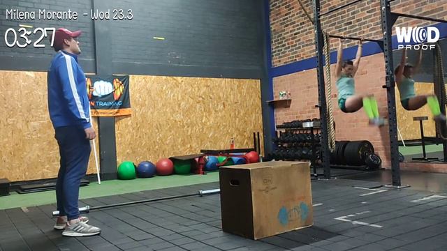 Milena Morante - wod 23.3 - human fitness - team anti burpees смотреть онлайн