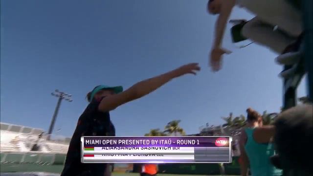 MIAMI OPEN. Александра Саснович выходит во 2 круг