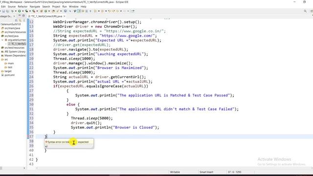 Detail video Tutorial- How Verify URL of the application using selenium-java Practical Demo смотреть онлайн
