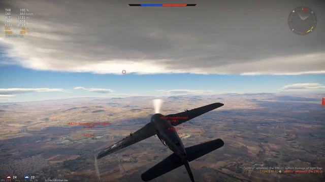 War Thunder Air RB F8F-1B BEARCAT смотреть онлайн