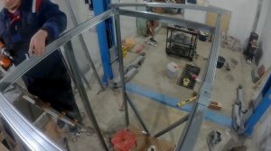 Уличный туалет из профиля для гипсокартона за 4000р