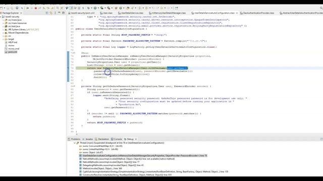 Spring Boot 3 + Spring Security 6 - Change Default Password (Set Custom Credentials) смотреть онлайн