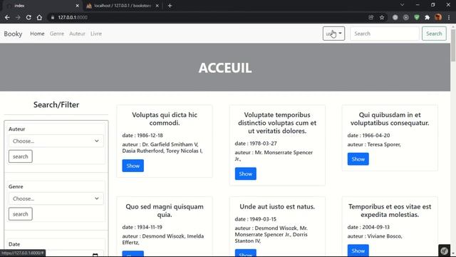 Bookstore website with framework symfony смотреть онлайн
