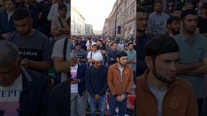 Санкт-Петербург метро сенной площадь мечеть намаз курбанбайрам