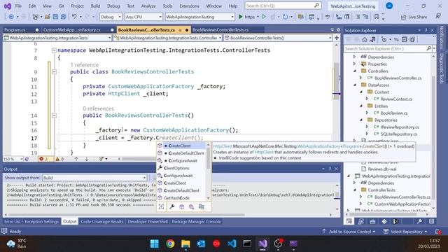 ASP.NET Integration Testing смотреть онлайн