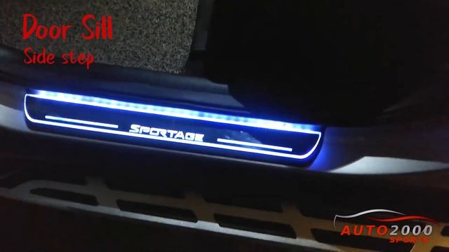 Kia Sportage Front Bumper DRL & Door Sill Neon Model 2019-20.. Modified by Auto 2000 Sports смотреть онлайн