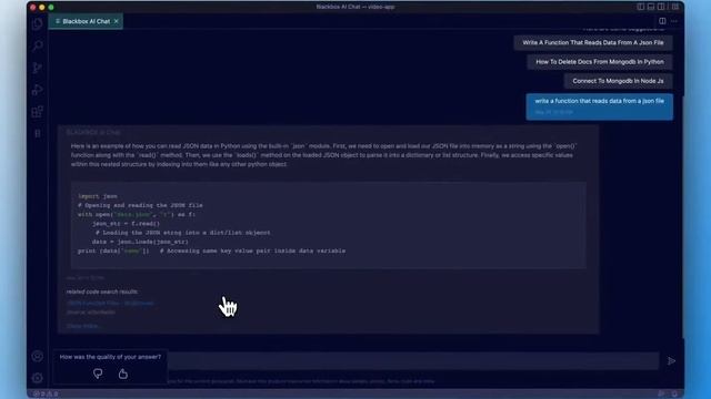 BLACKBOX AI CODE CHAT смотреть онлайн