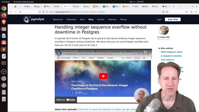 11TB WAL, pgec Writes, Patroni 3 & Citus, PostgREST | Scaling Postgres 256 смотреть онлайн
