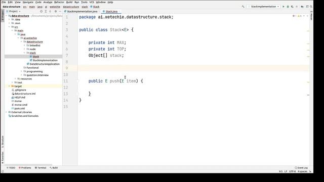 #2: How to Add Elements into Stack | Stack Push Operation | Java | WeTechie смотреть онлайн