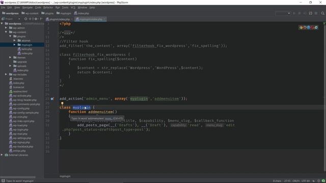 WordPress Plugin Development - 03 - Action Hooks смотреть онлайн
