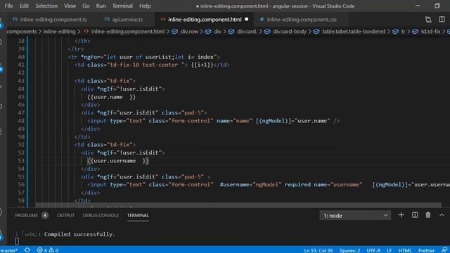 Inline Table Editing in angular 13 | angular tutorial | angular tutorial for beginners смотреть онлайн