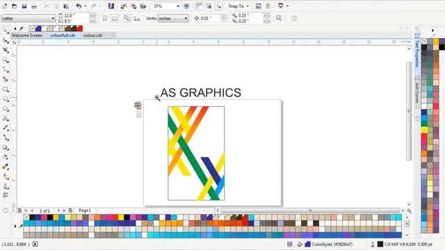 CorelDraw x7 Tutorial - How to Make Professional Flyer Design Best idea By AS GRAPHICS смотреть онлайн