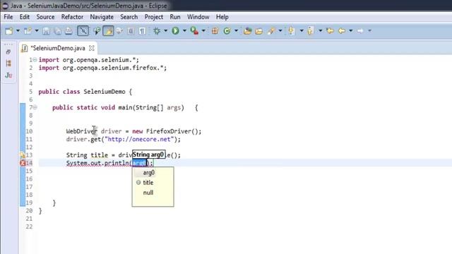 Get Page Title using Selenium Java WebDriver смотреть онлайн