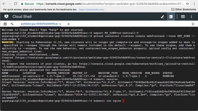 5.6 Getting Started with Kubernetes Engine | Containers in the Cloud | Google Cloud Fundamentals fo смотреть онлайн