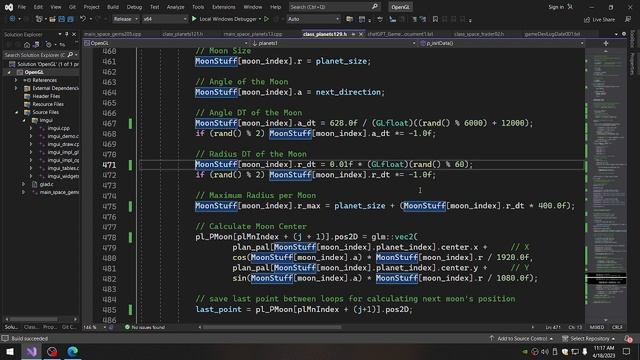 GAME DEV C++ chatGPT OpenGL and codinGame, space trader part 3 смотреть онлайн