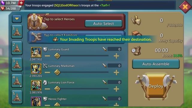 Lords Mobile - Мультисборы и мультисоло! Обнуляем DoY и SQ1. Удачи и неудачи